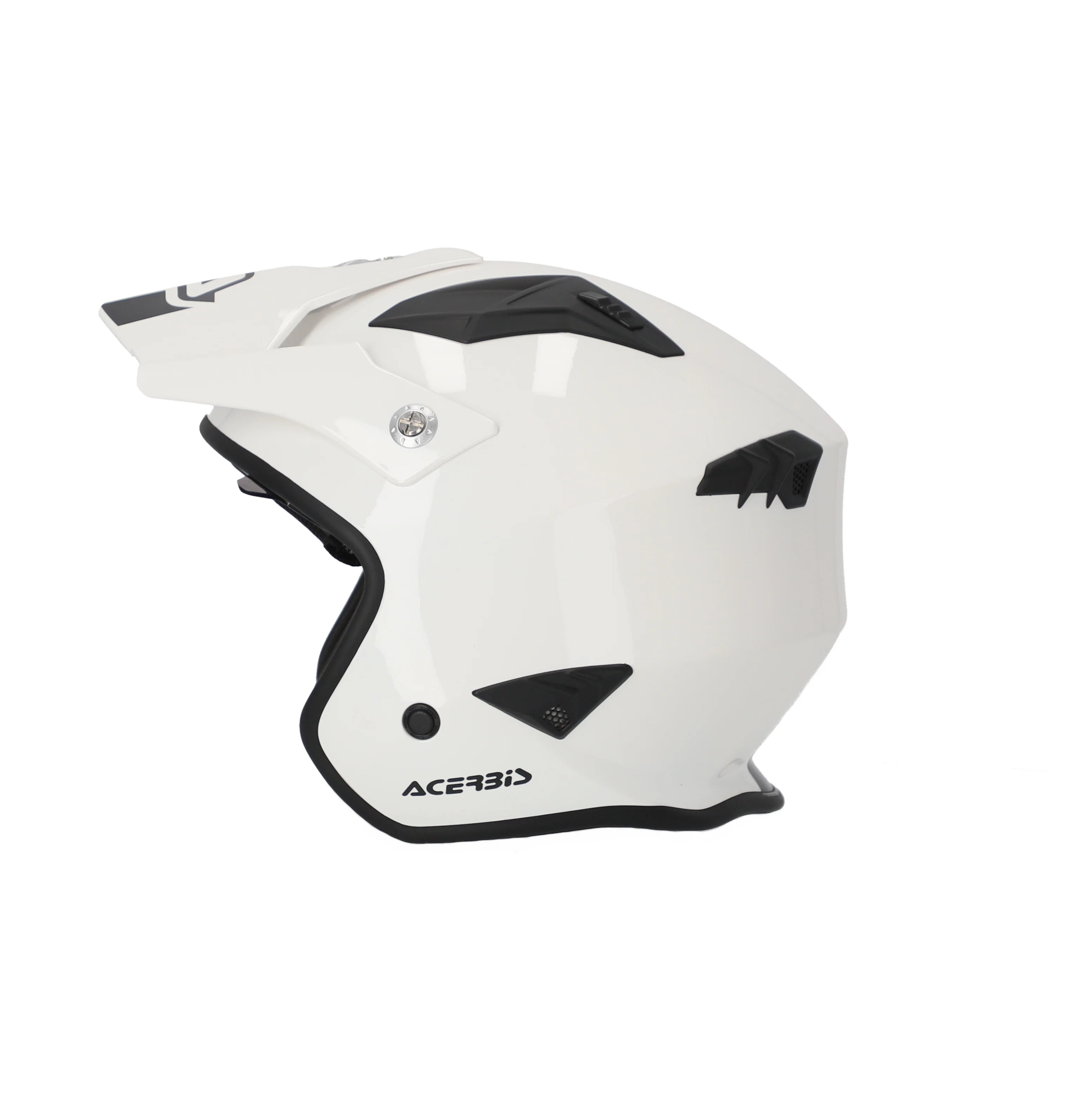 Acerbis Jet Aria Trials Helmet White - Image 6