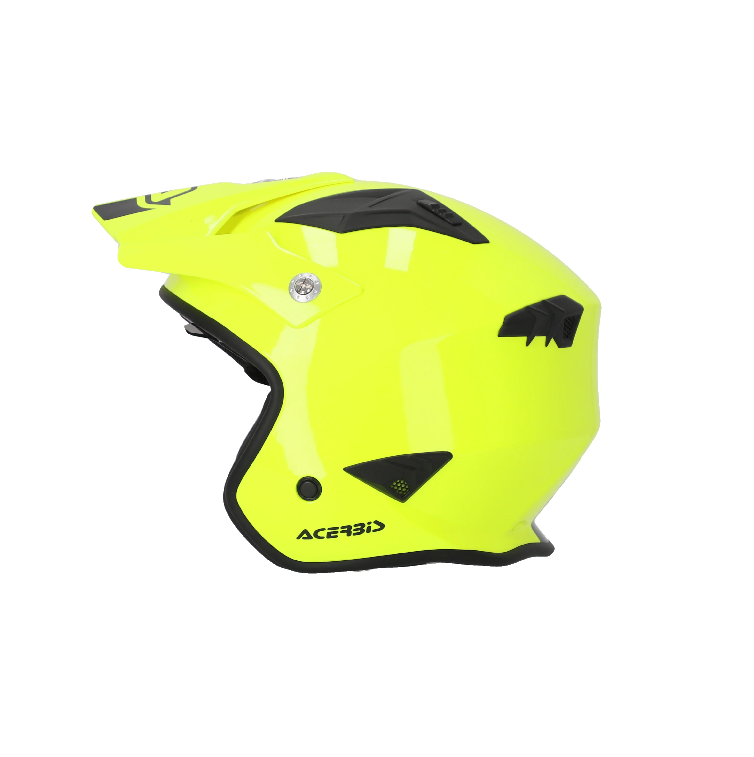 Acerbis Jet Aria Trials Helmet Flo Yellow - Image 5