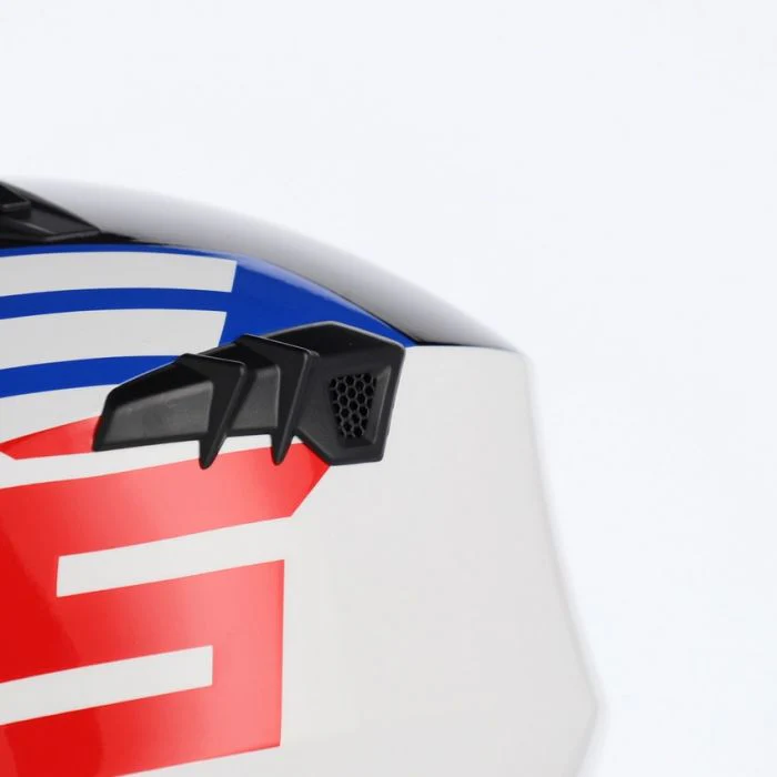 Acerbis Jet Aria Trials Helmet Bianco Blu Rosso - Image 8