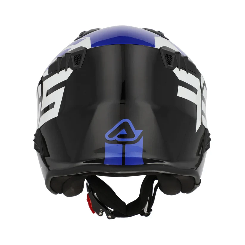 Acerbis Jet Aria Trials Helmet Black Blue - Image 4