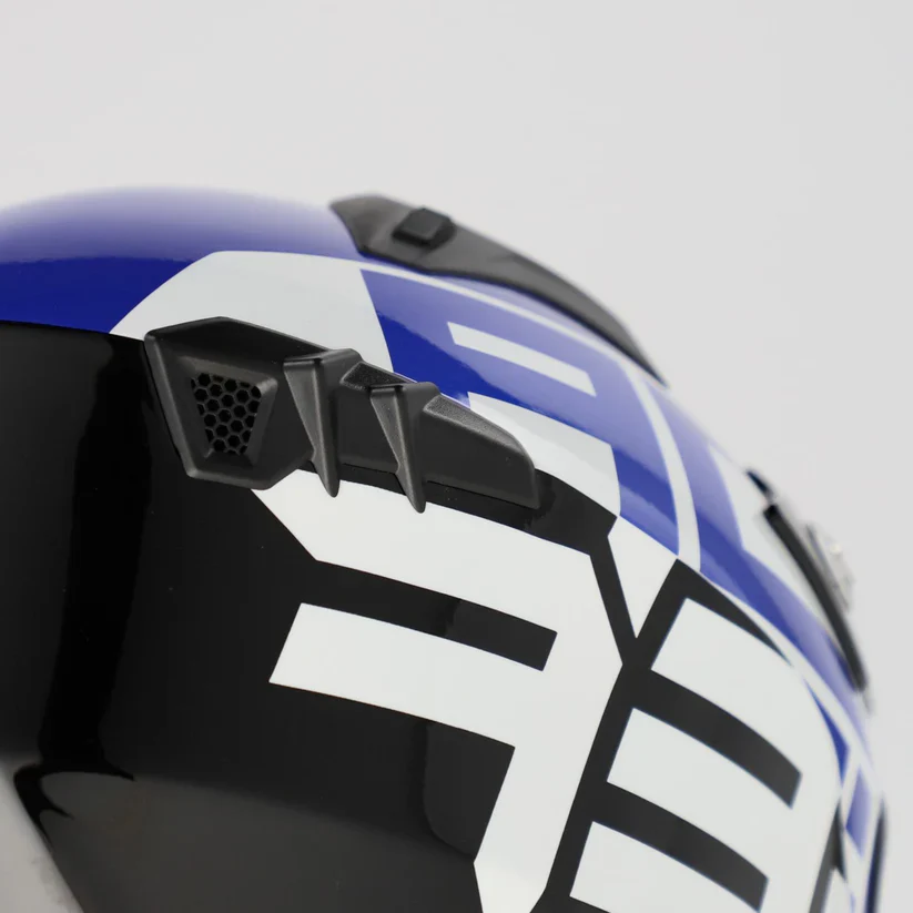 Acerbis Jet Aria Trials Helmet Black Blue - Image 5