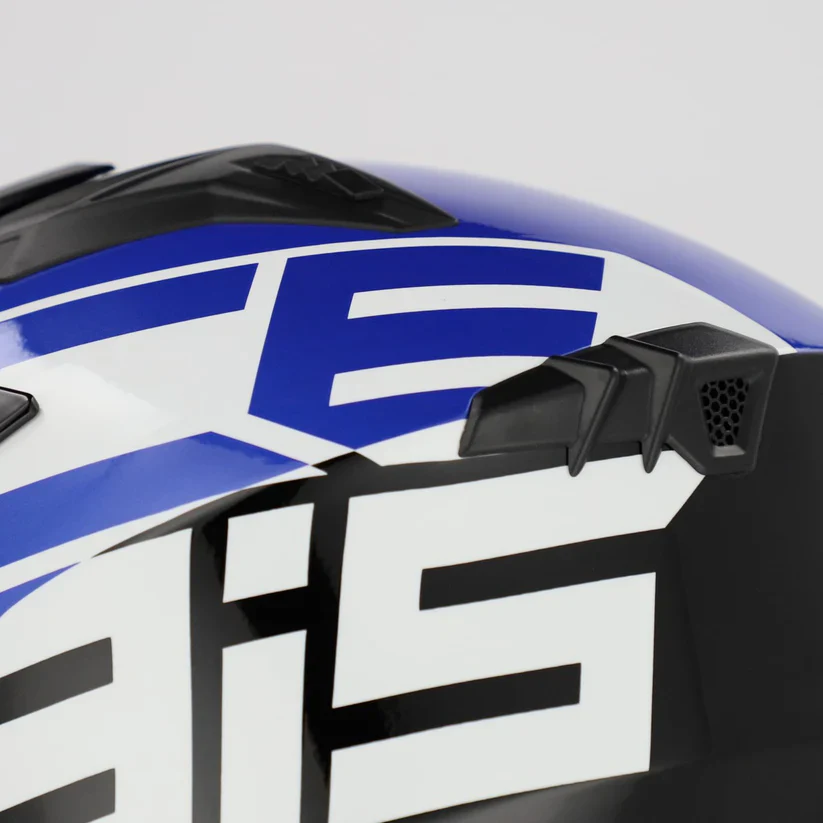 Acerbis Jet Aria Trials Helmet Black Blue - Image 7