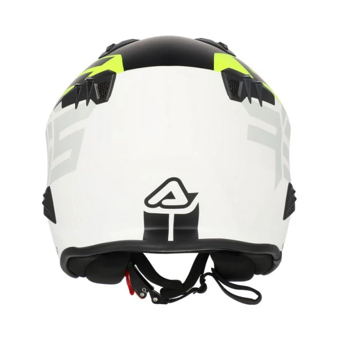 Acerbis Jet Aria Trials Helmet Black Fluo Yellow - Image 5