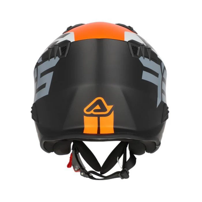 Acerbis Jet Aria Trials Helmet Orange Fluo Black - Image 5
