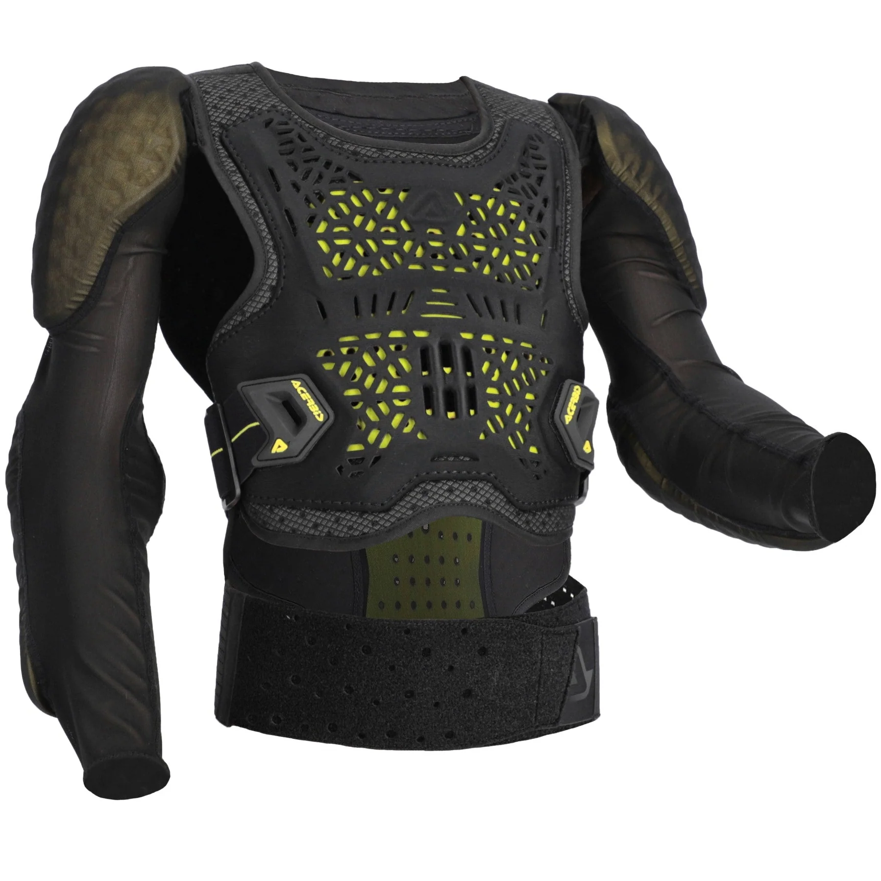 Acerbis Kids Plasma Body Armour Black Yellow