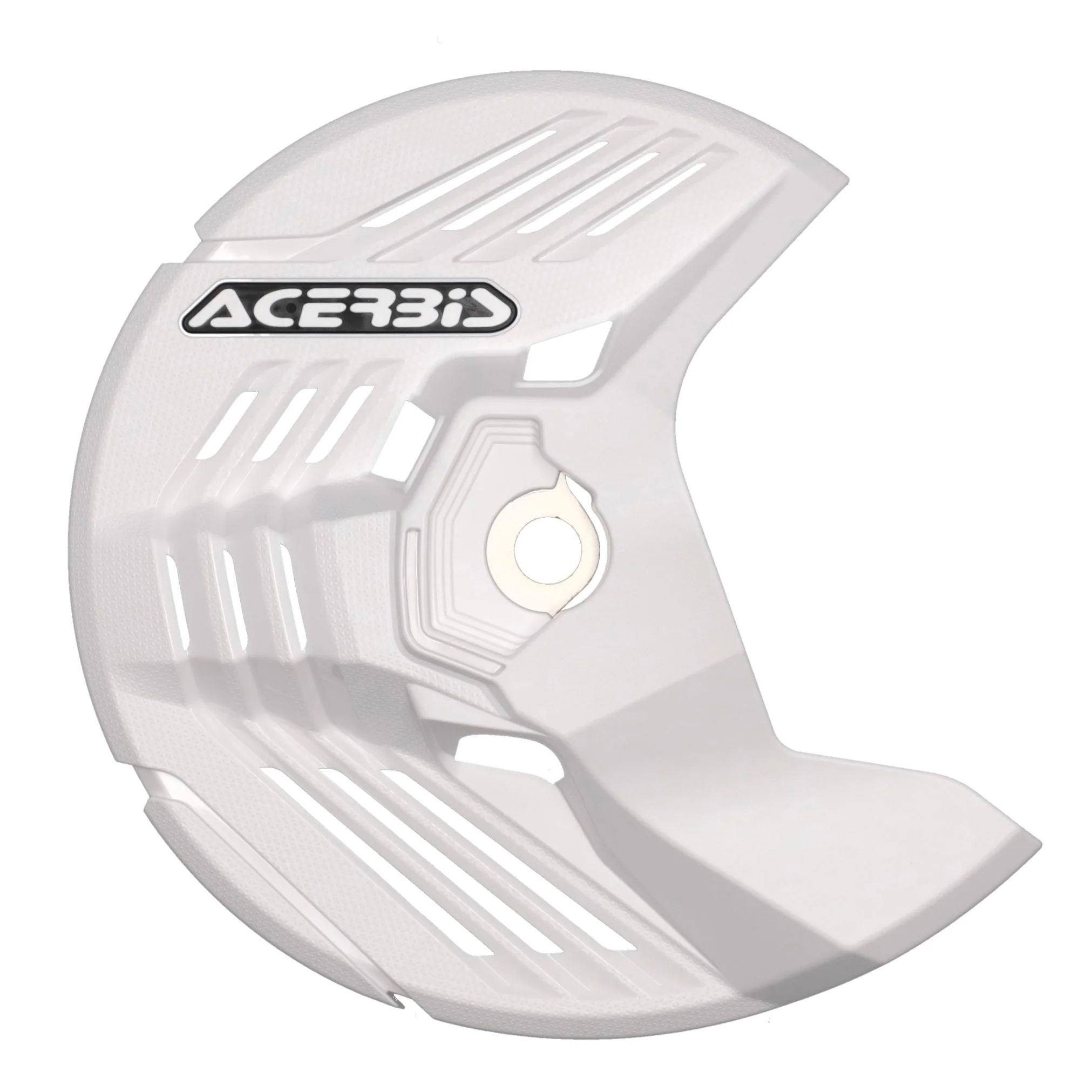 Acerbis Linear Beta Front Disc Protector - Axle Nut Mounted- White
