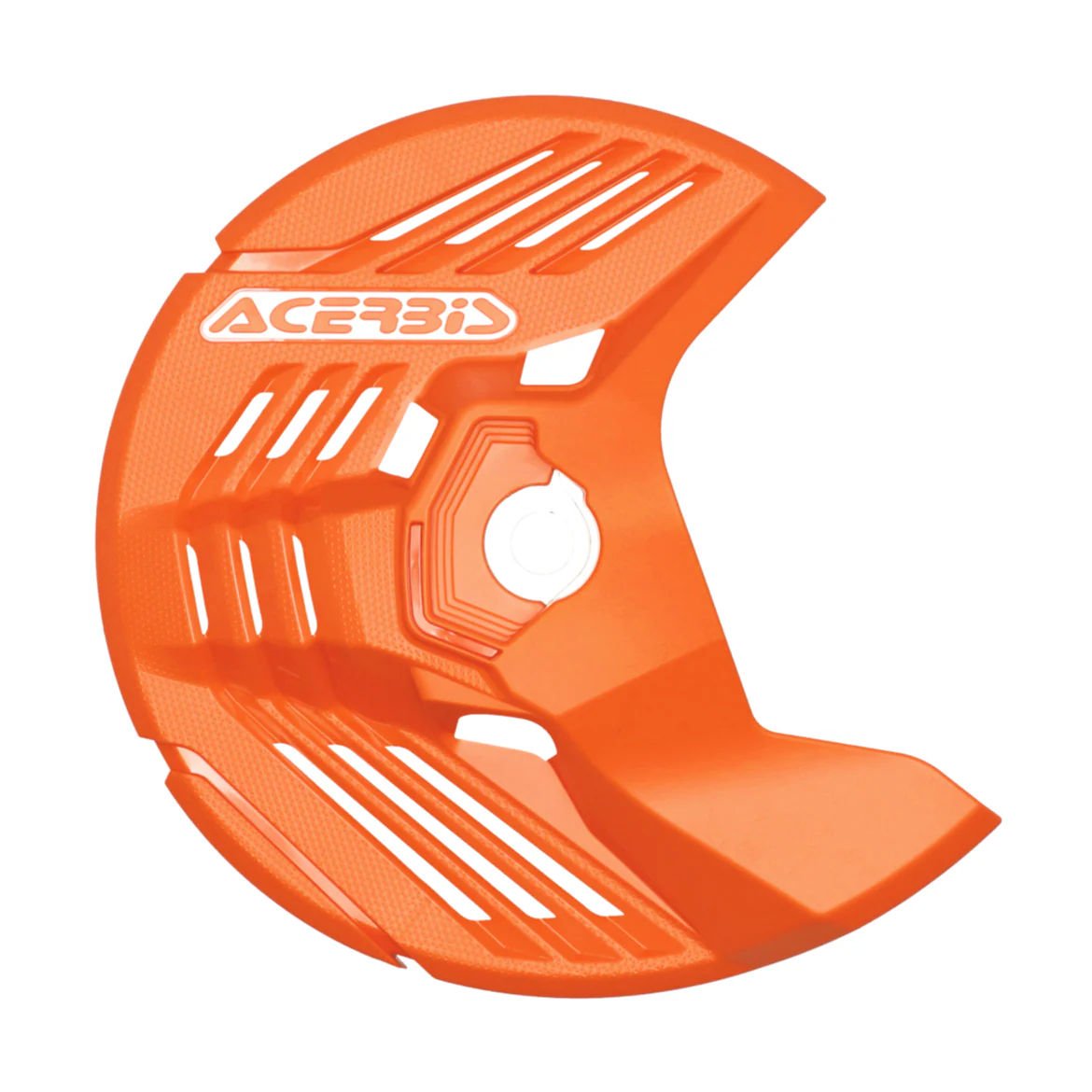 Acerbis Linear KTM Orange Front Disc Protector - Axle Nut Mounted