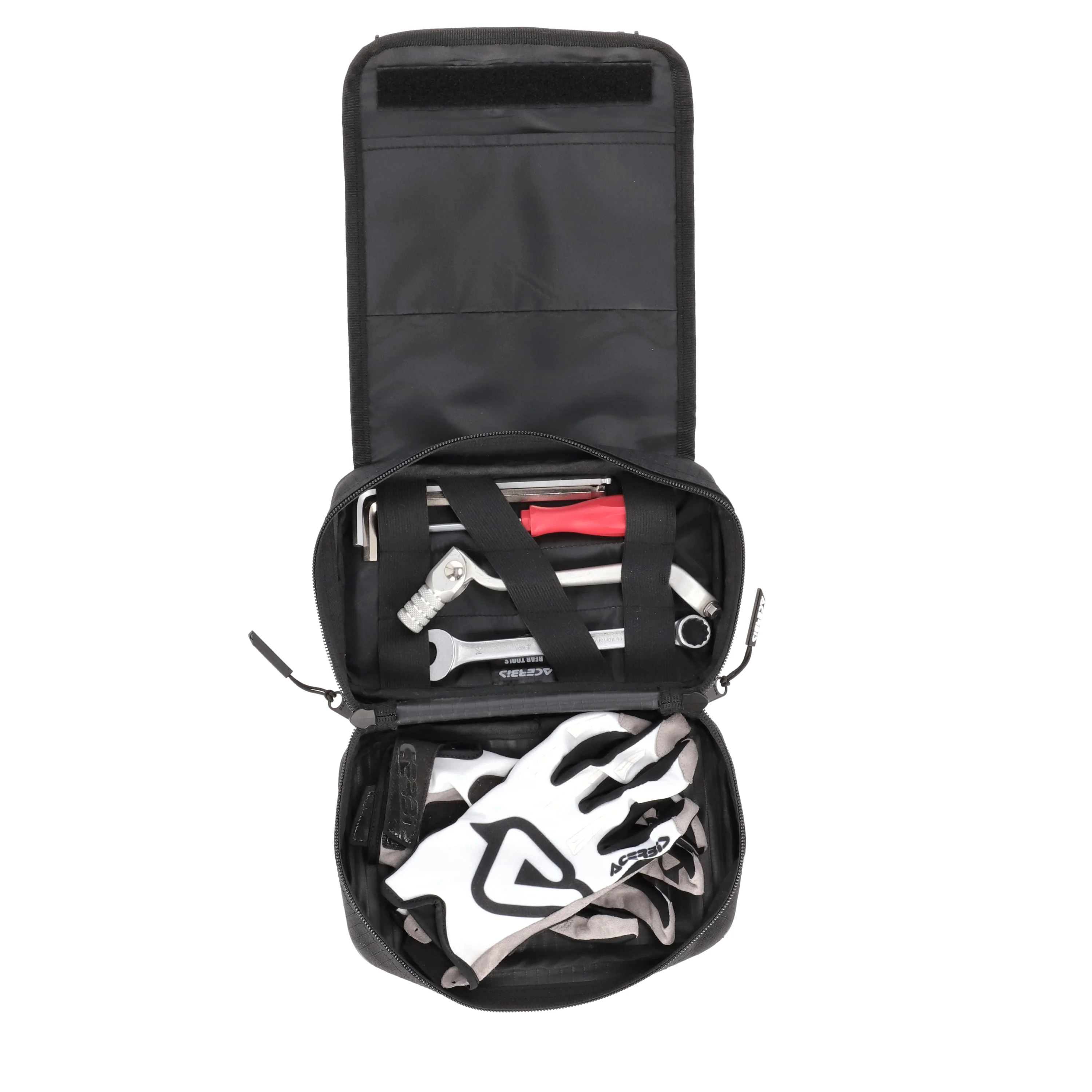 Acerbis Rear Tools Bag Black White - Image 5