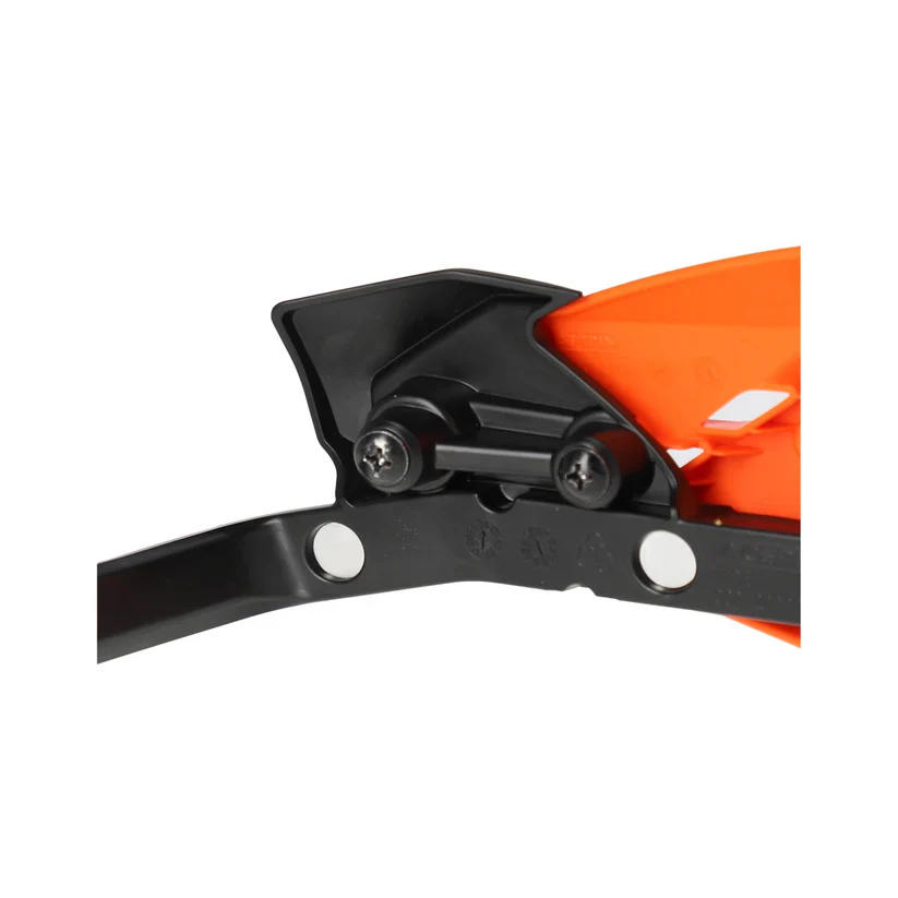 Acerbis Moto-X Handguards - Orange Black - Image 5