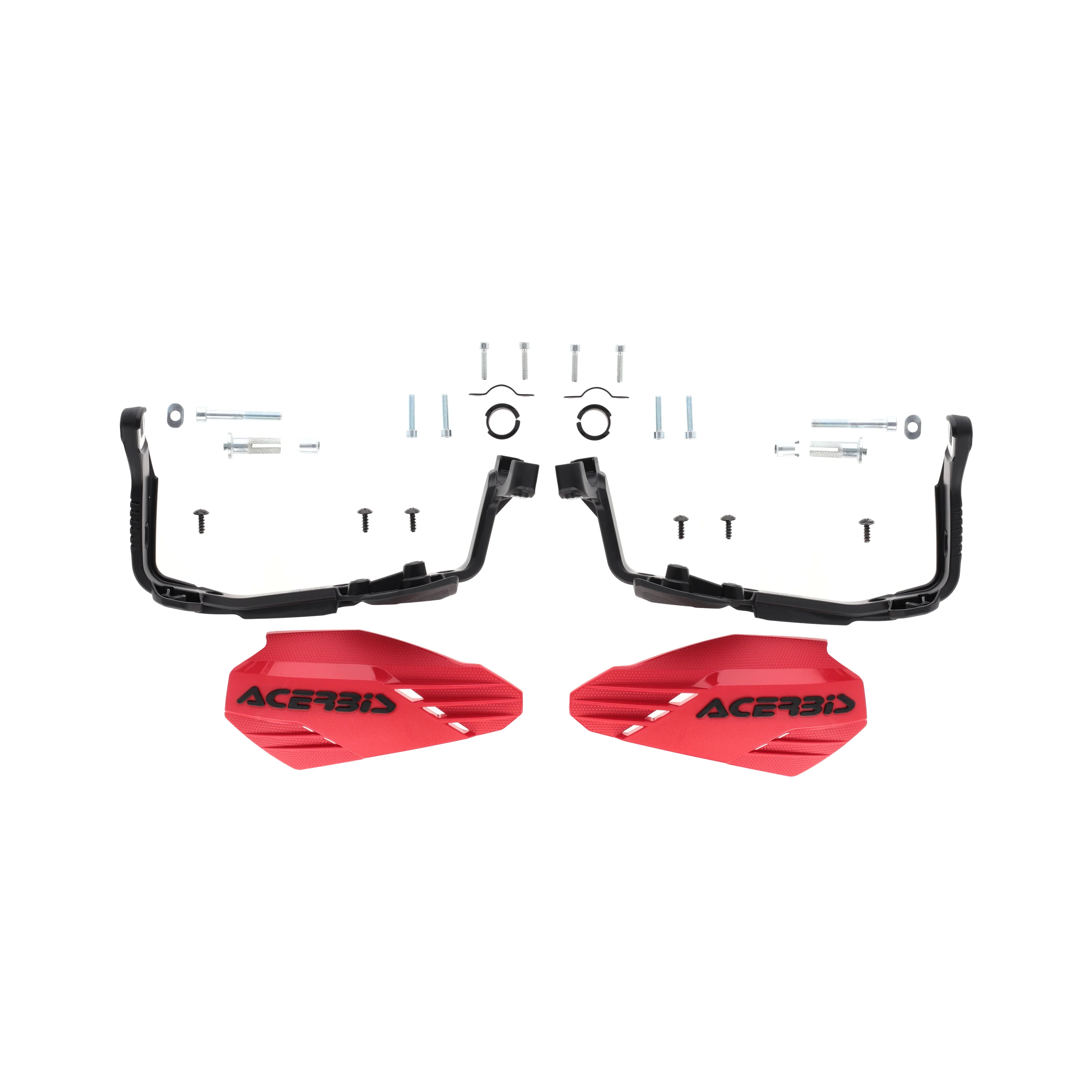 Acerbis Moto-X Handguards - Dark Red Black - Image 3