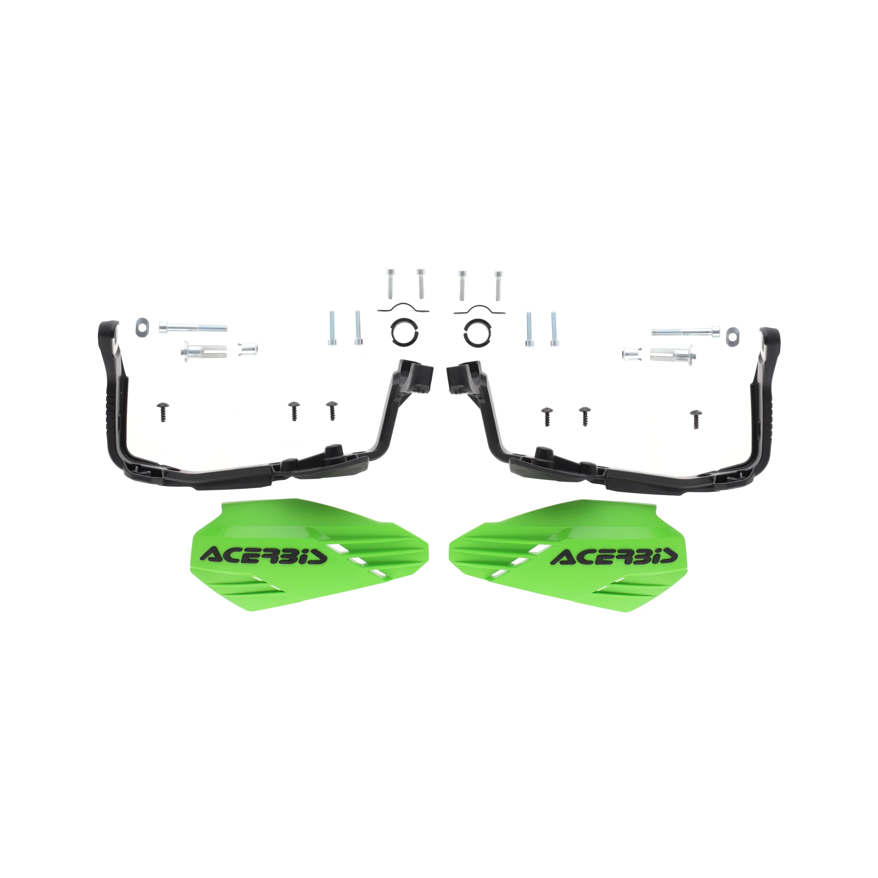 Acerbis Moto-X Handguards - Green Black - Image 4