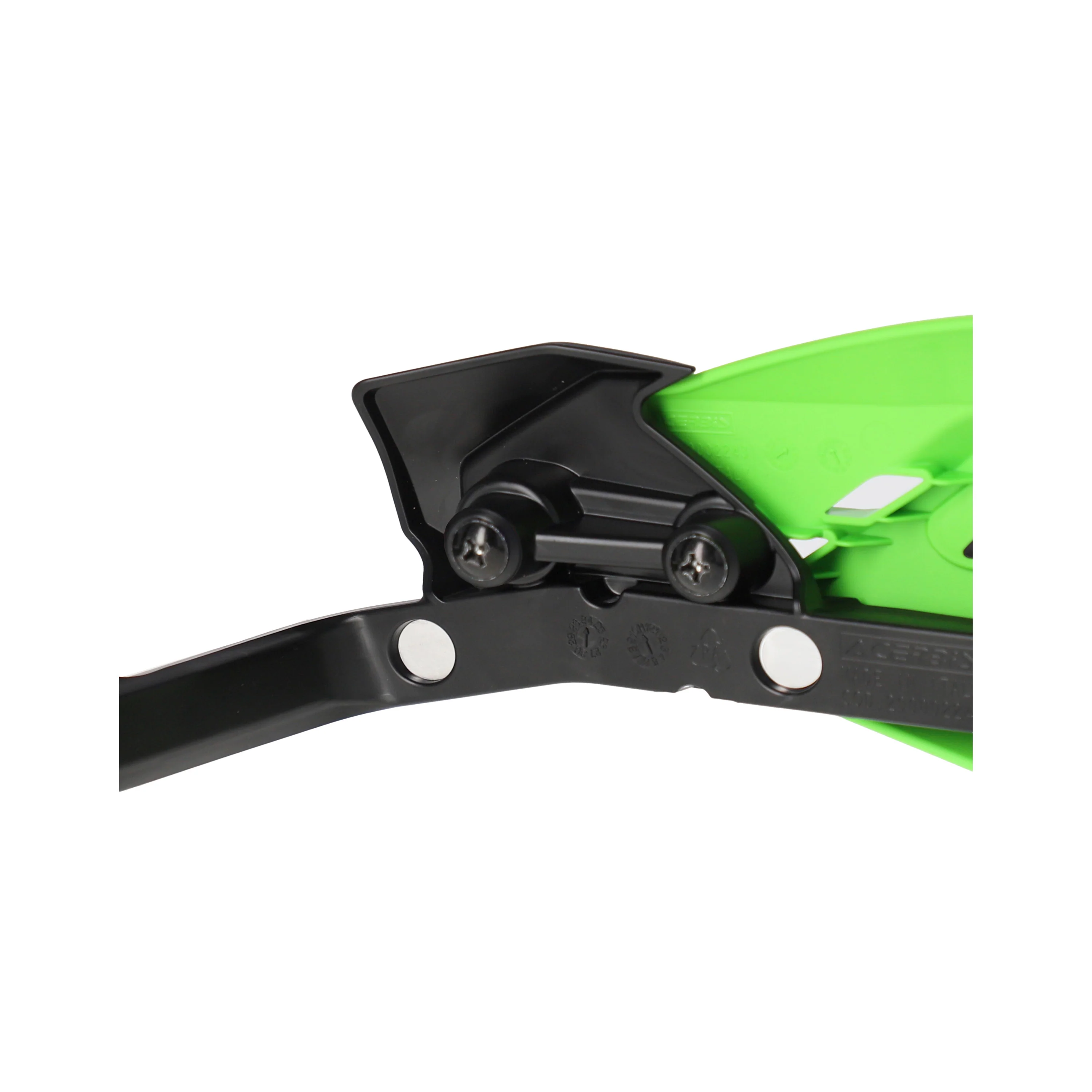 Acerbis Moto-X Handguards - Green Black - Image 6