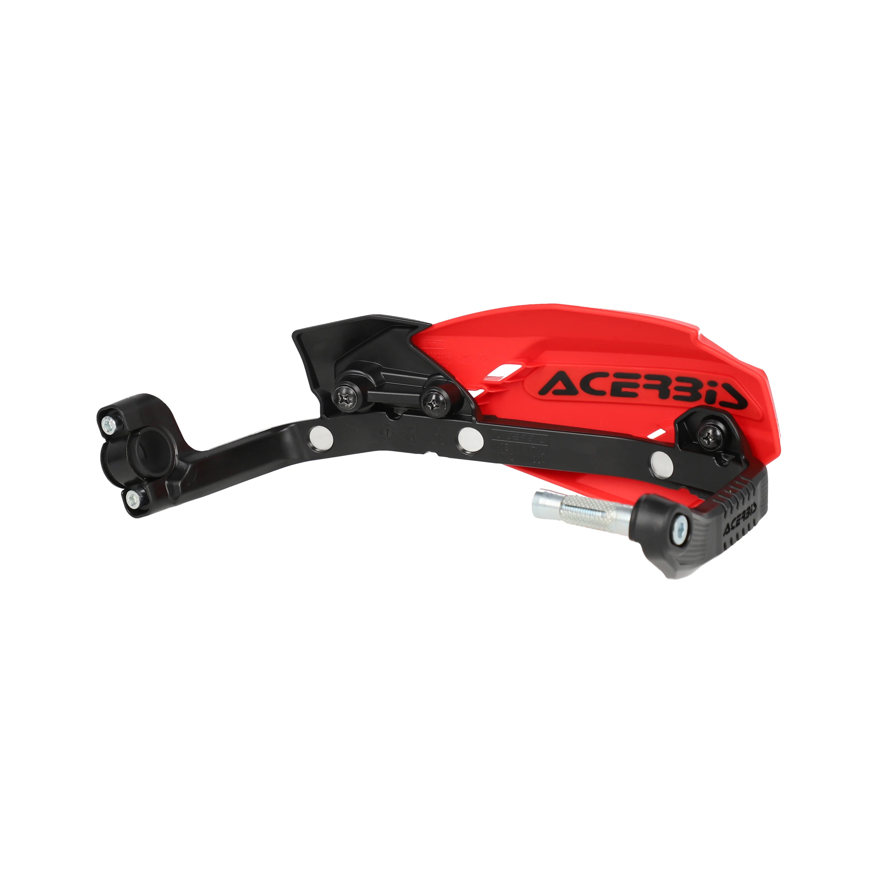 Acerbis Moto-X Handguards - Red Black - Image 3