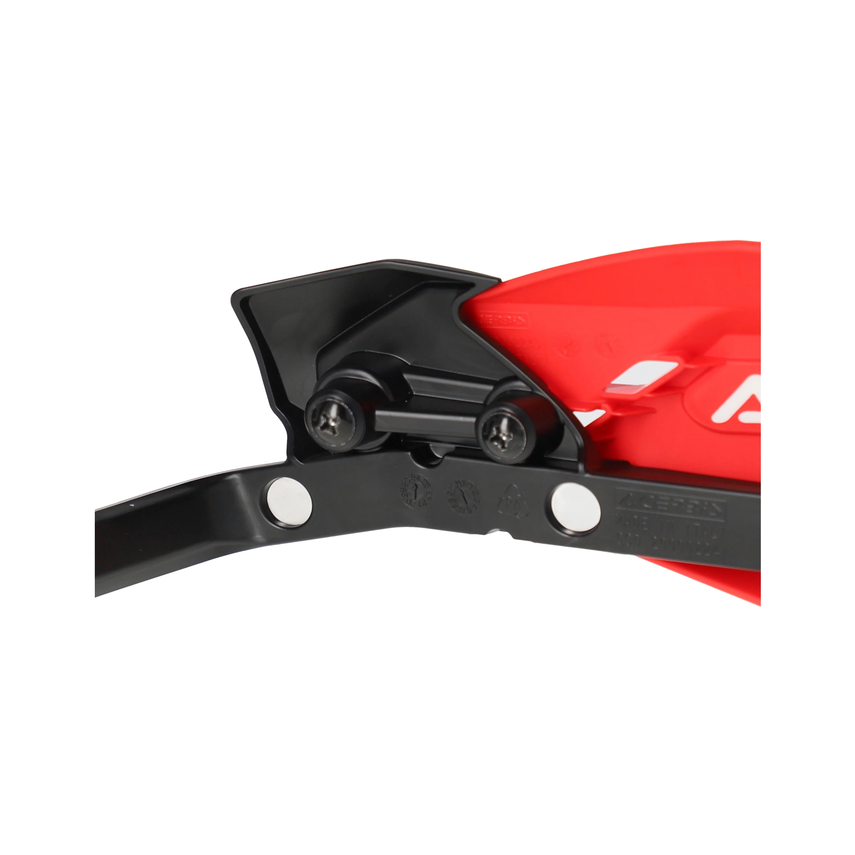Acerbis Moto-X Handguards - Red White - Image 6
