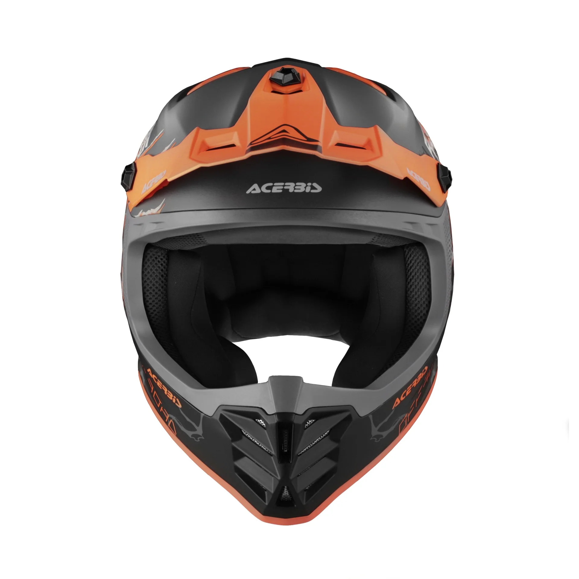 Acerbis Profile Kids Motocross Helmet - Nero Arancio - Image 4