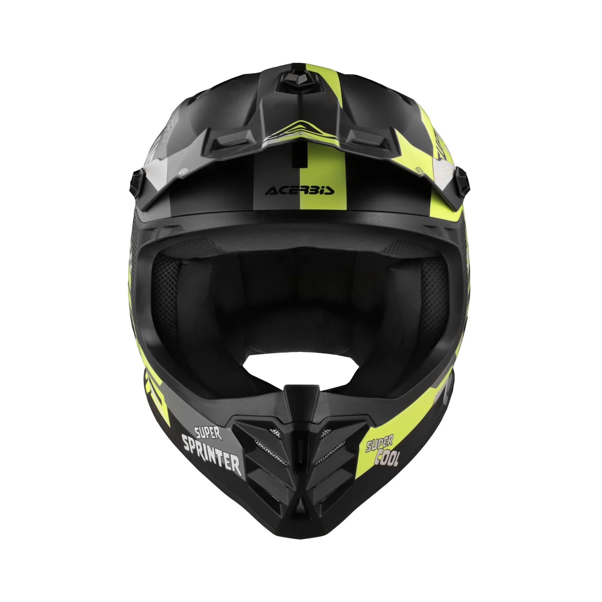 Acerbis Profile Kids Motocross Helmet - Nero Giallo - Image 4