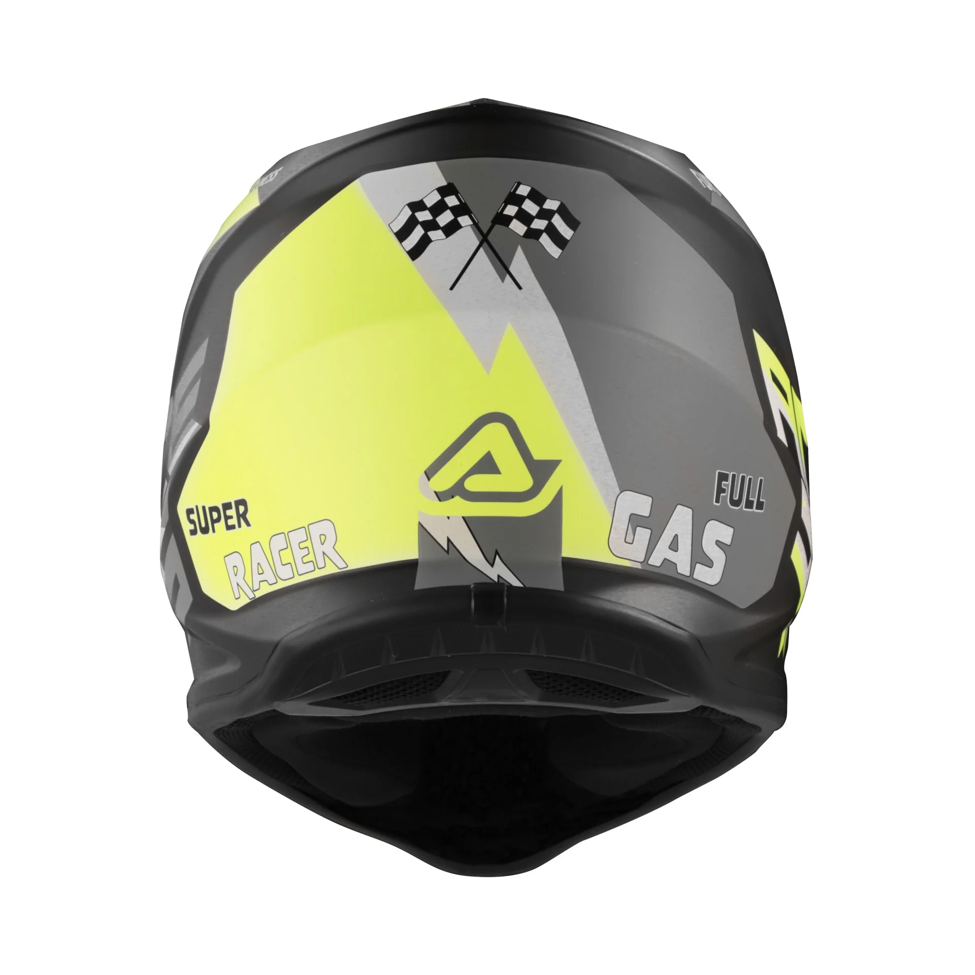 Acerbis Profile Kids Motocross Helmet - Nero Giallo - Image 5