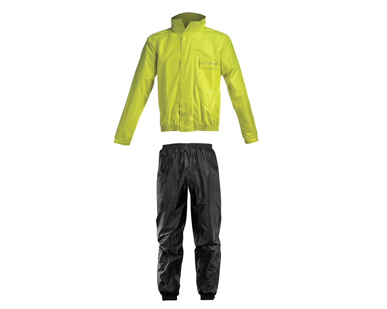 Acerbis Waterproof Rain Suit Set - Yellow Black - Image 5