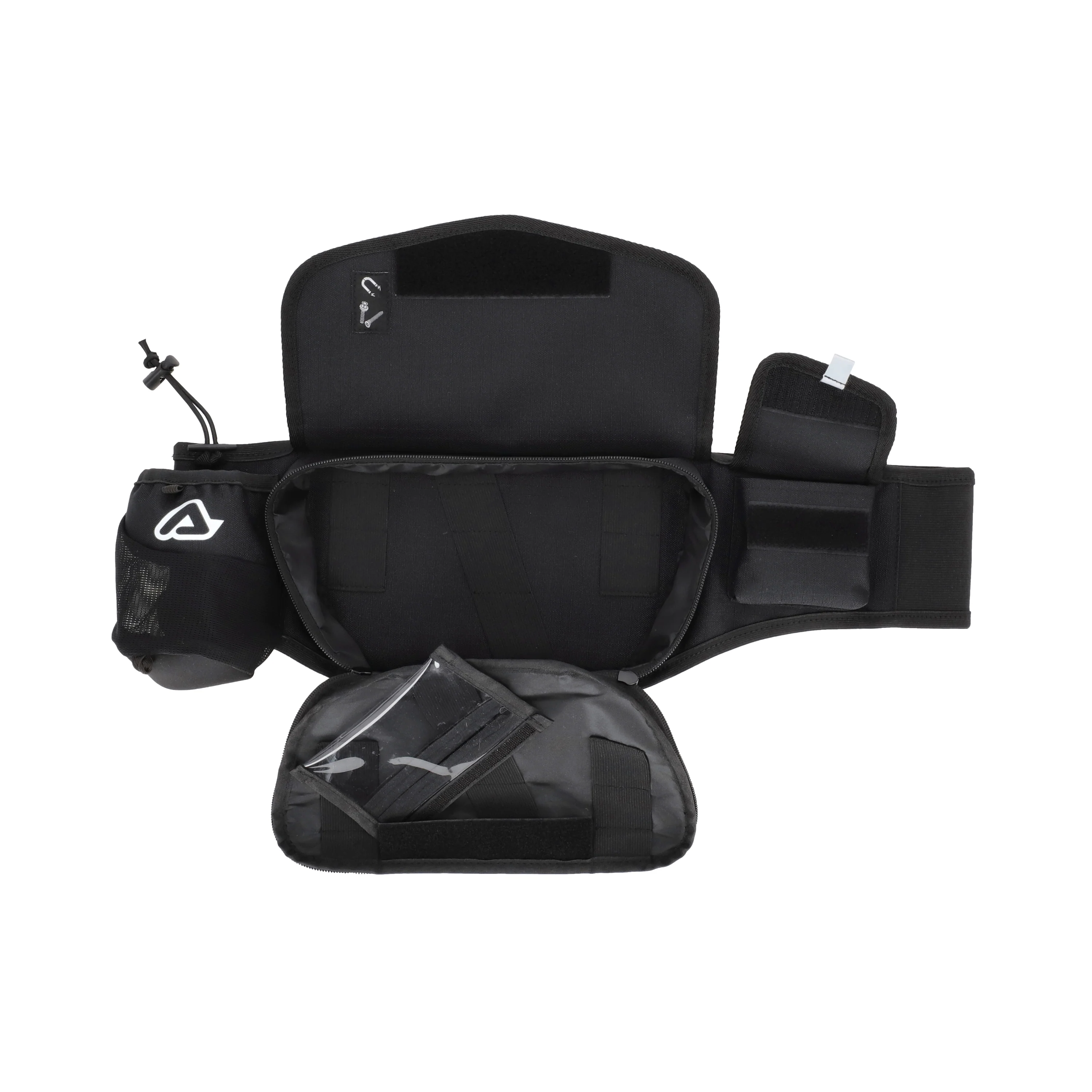 Acerbis RAM Waist Pack Bum Bag 2L Black Grey - Image 3