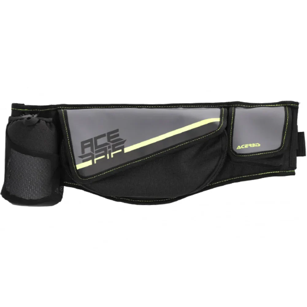 Acerbis RAM Pro H20 Waist Pack Bum Bag 2L Black Yellow