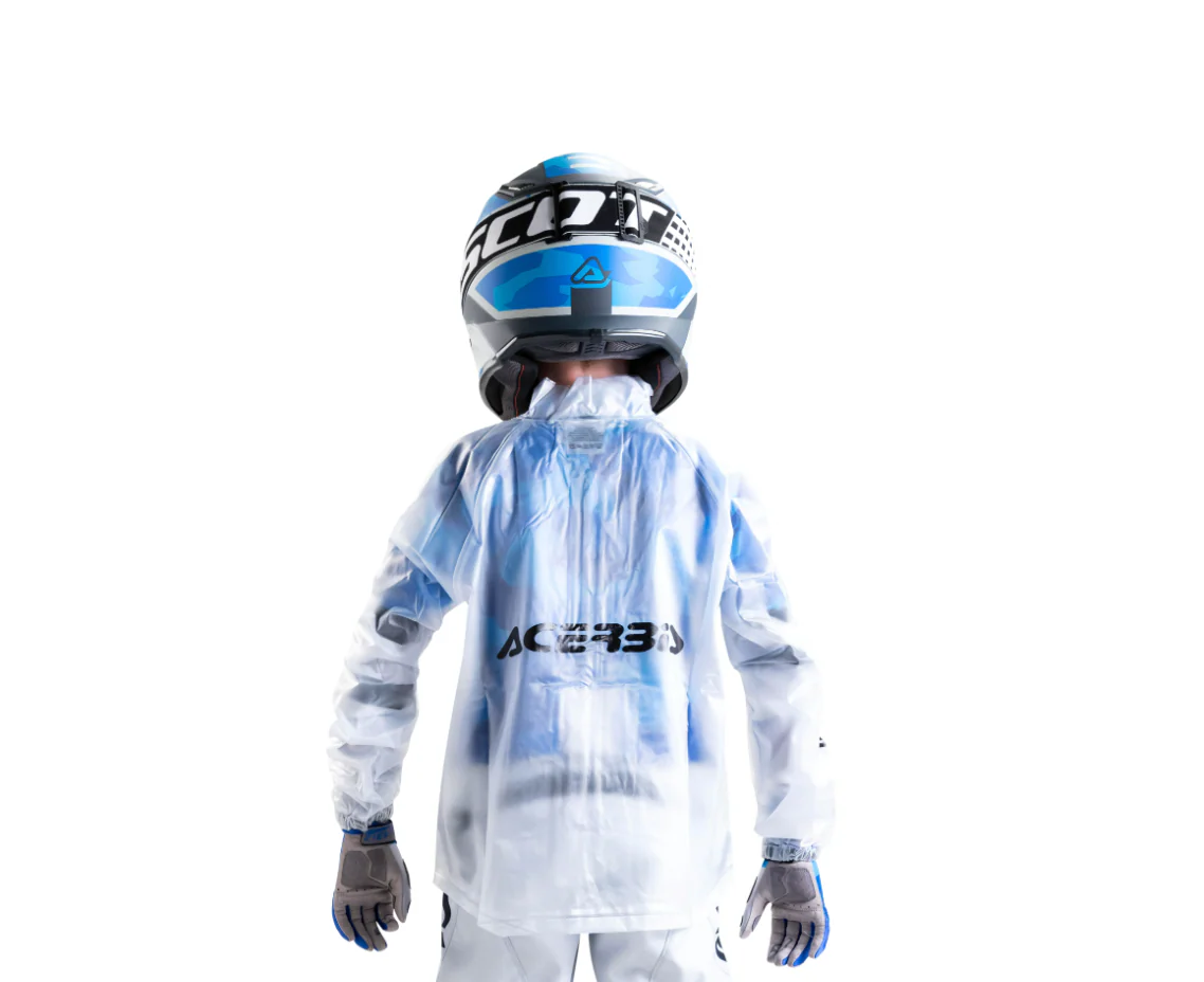 Acerbis Transparent 3.0 Kids Motocross Rain Jacket - Image 2