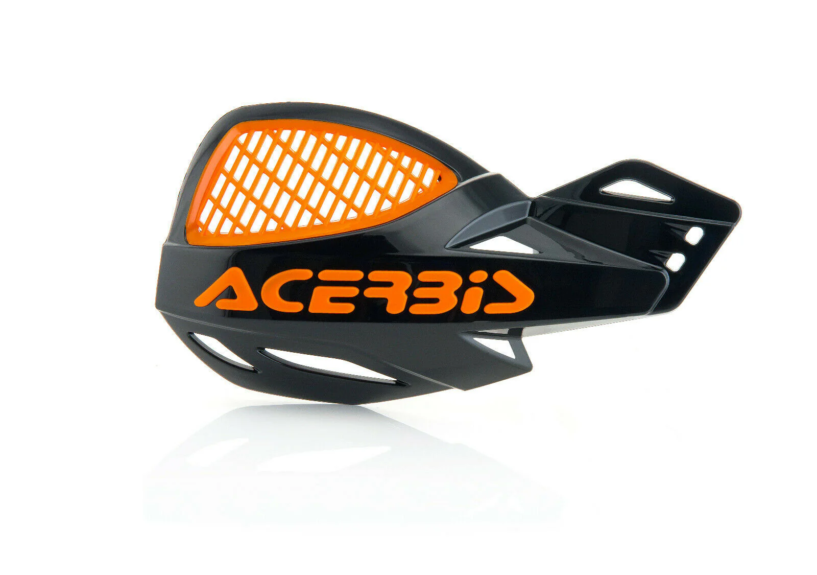 Acerbis Uniko Vented Handguards Black Orange - Image 2