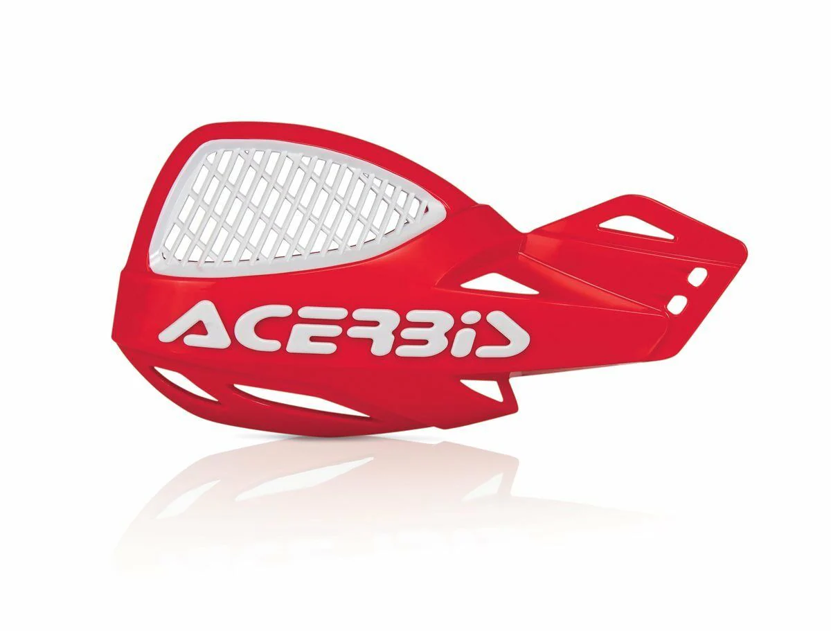 Acerbis Uniko Vented Handguards Red White - Image 2