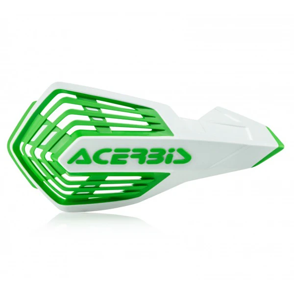Acerbis X-Future White Green Handguards - Image 2