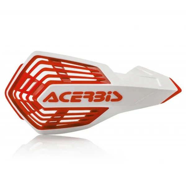 Acerbis X-Future White Red Handguards - Image 2