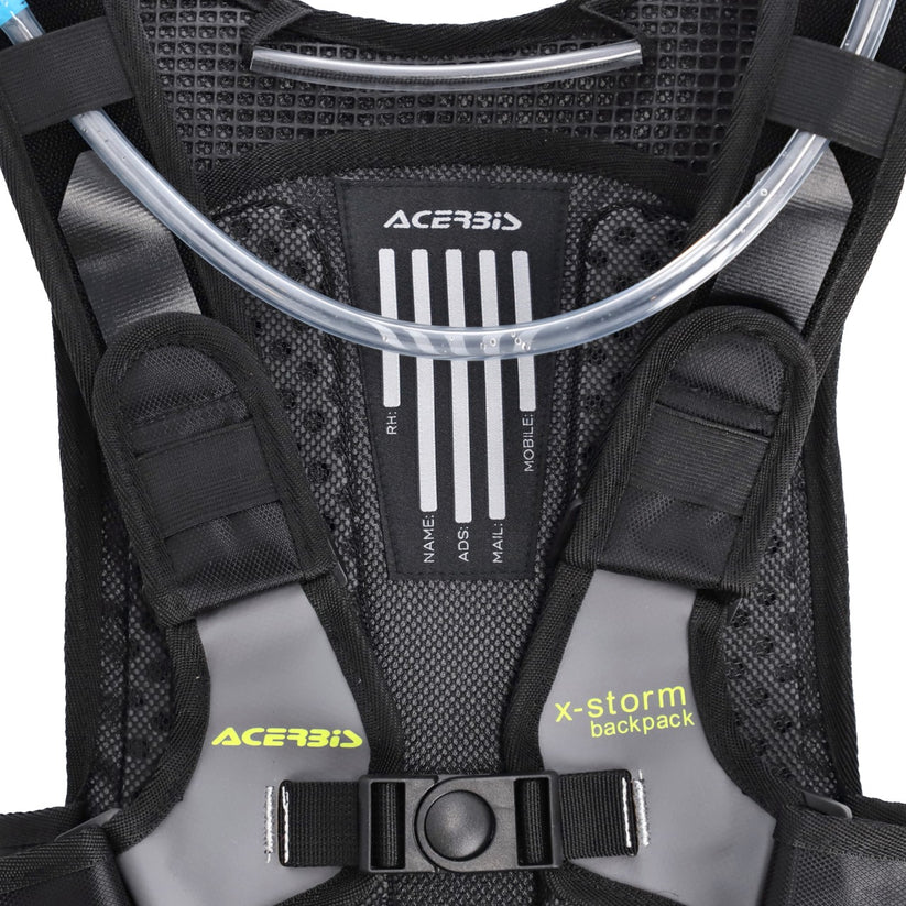 Acerbis X-Storm Logo Backpack - Black White - Image 6