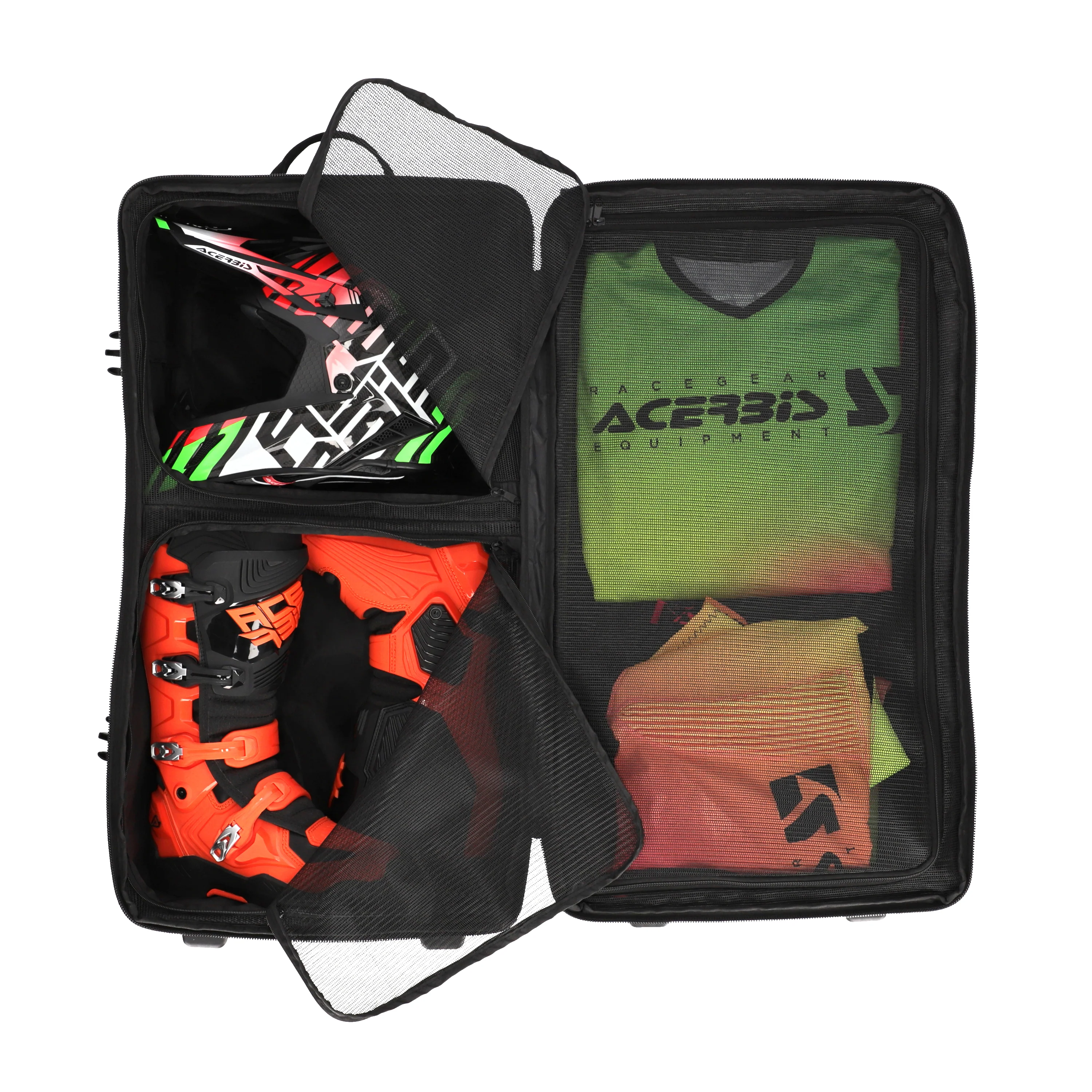 Acerbis X-Trip Logo 105L Wheeled Bag Black - Image 6
