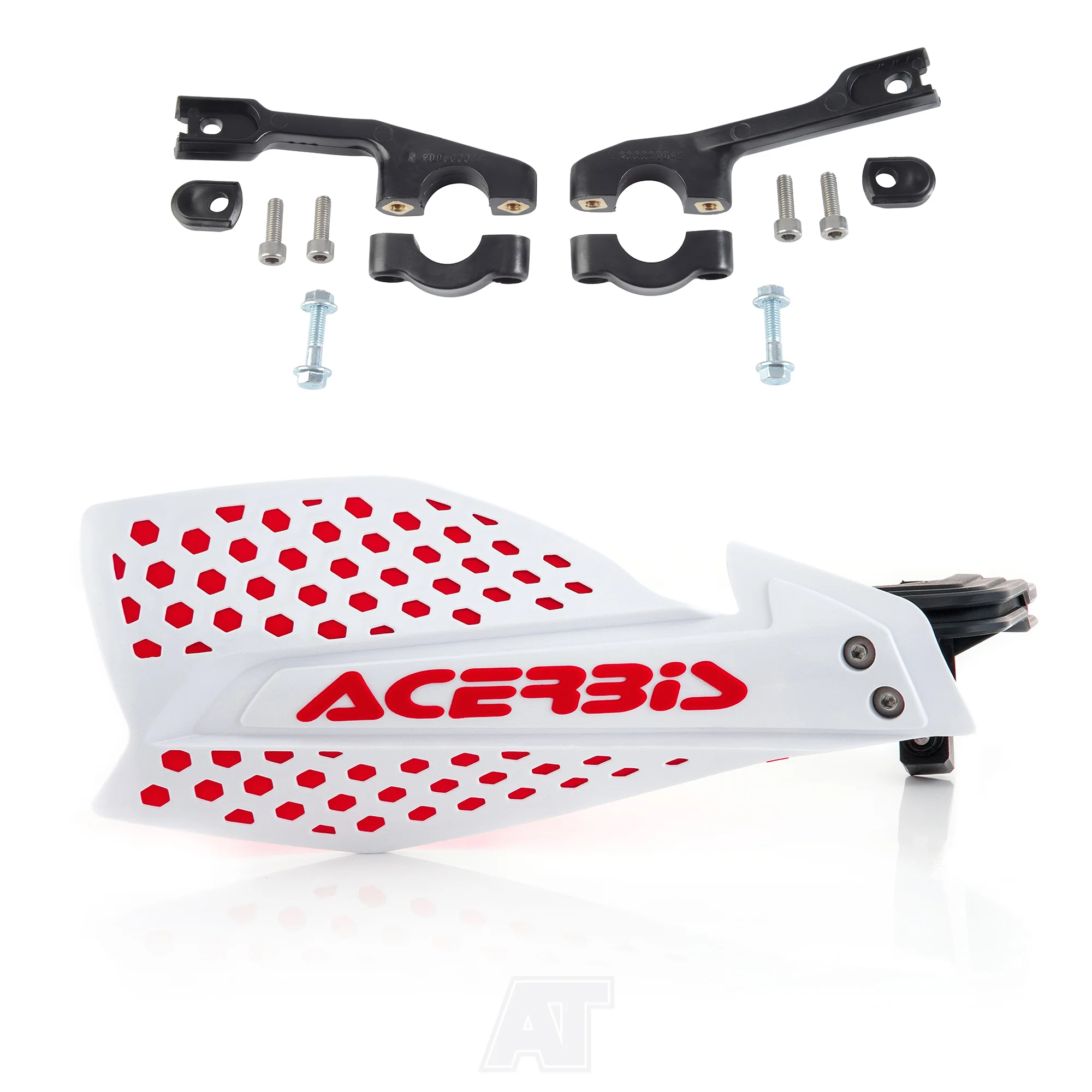 Acerbis X-Ultimate Handguards - White Red
