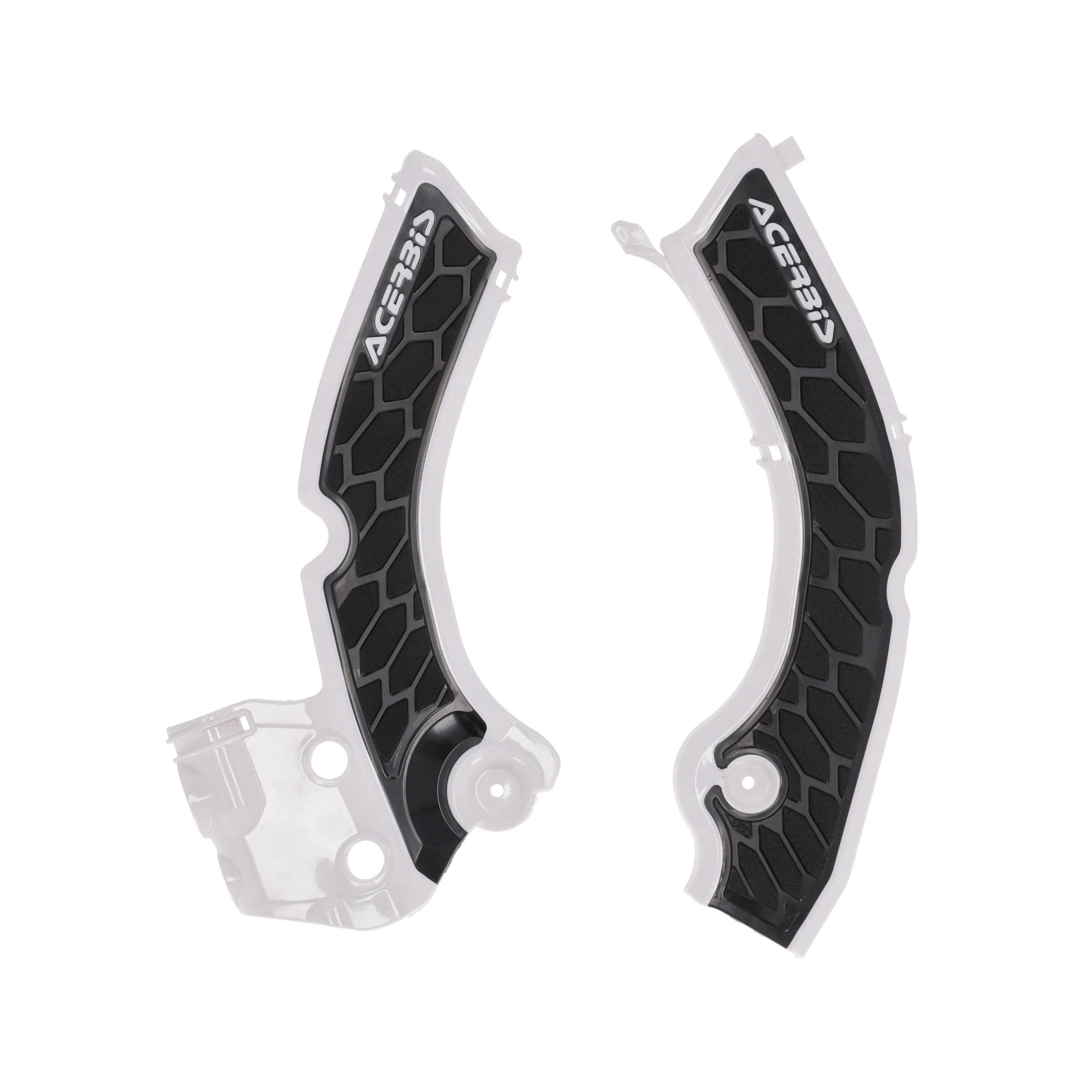 Acerbis Triumph X-Grip Frame Guards - White Black