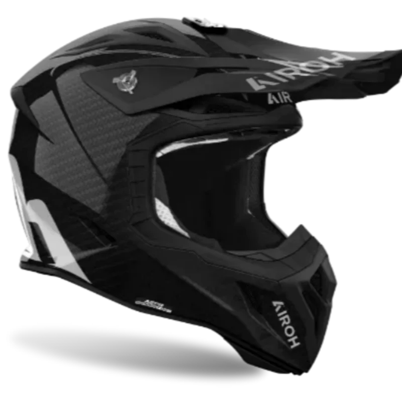 Airoh ACE 2 Full Carbon Gloss Black MX Helmet - Image 2