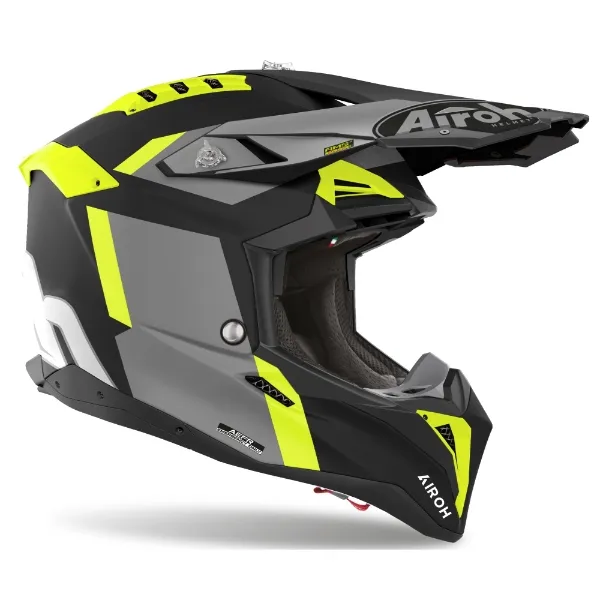 Airoh Aviator 3 Helmet Glory Yellow Matt - Image 2