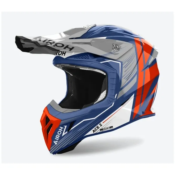 Airoh Aviator Ace 2 Engine Cerulean Gloss Helmet