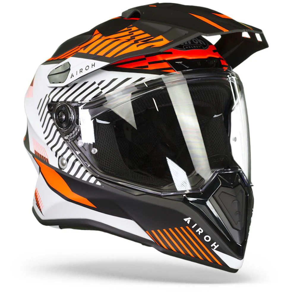 Airoh Commander Boost Orange Matt Adventure Helmet - Image 4