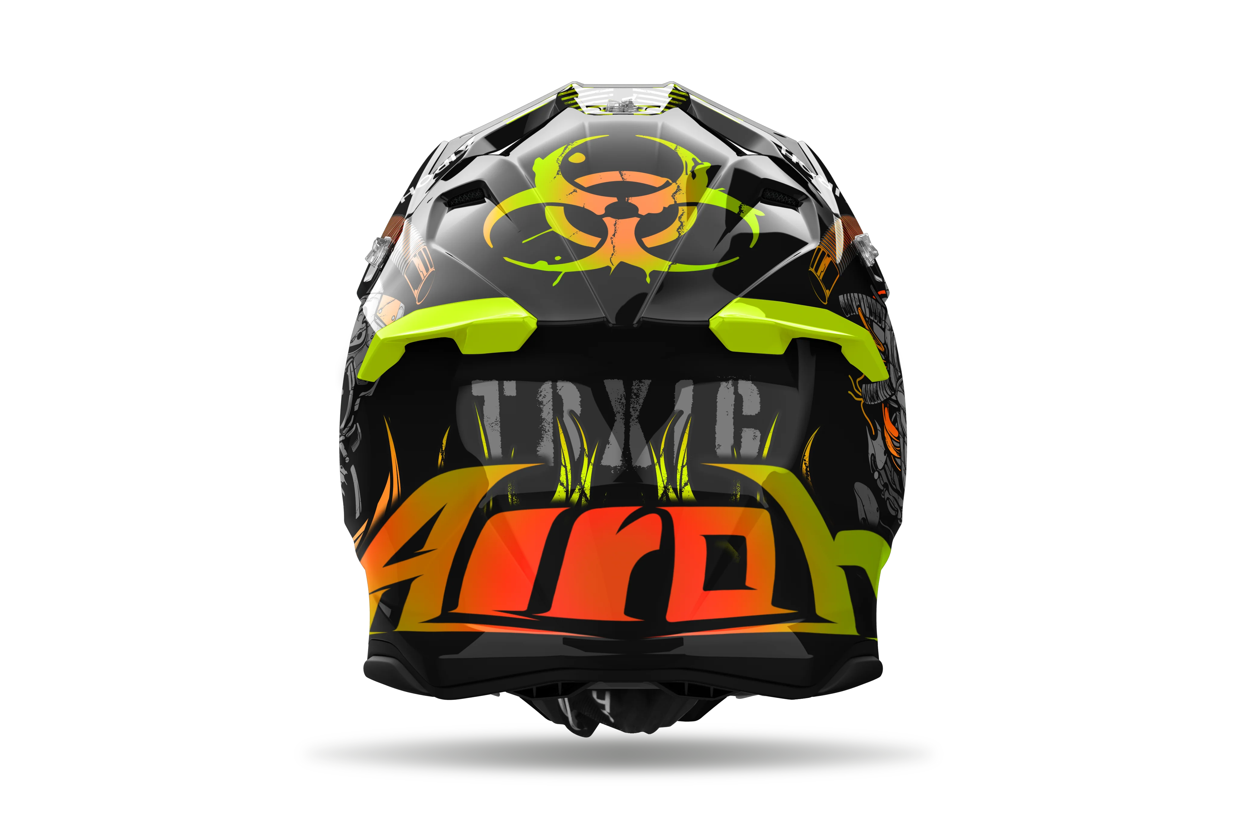 Airoh Twist 3 Toxic Gloss Motocross Helmet - Image 4