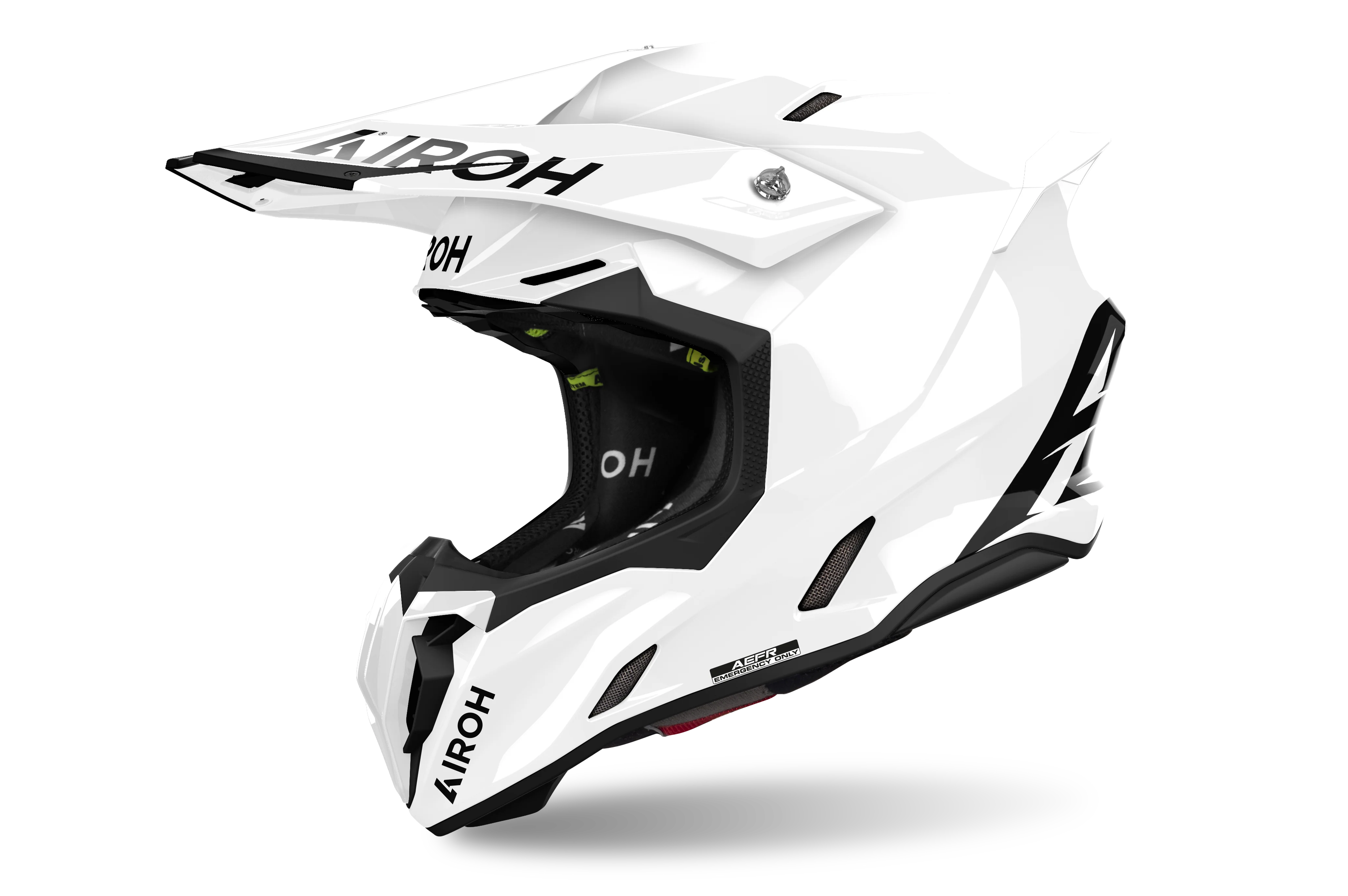 Airoh Twist 3 White Gloss Motocross Helmet - Image 3