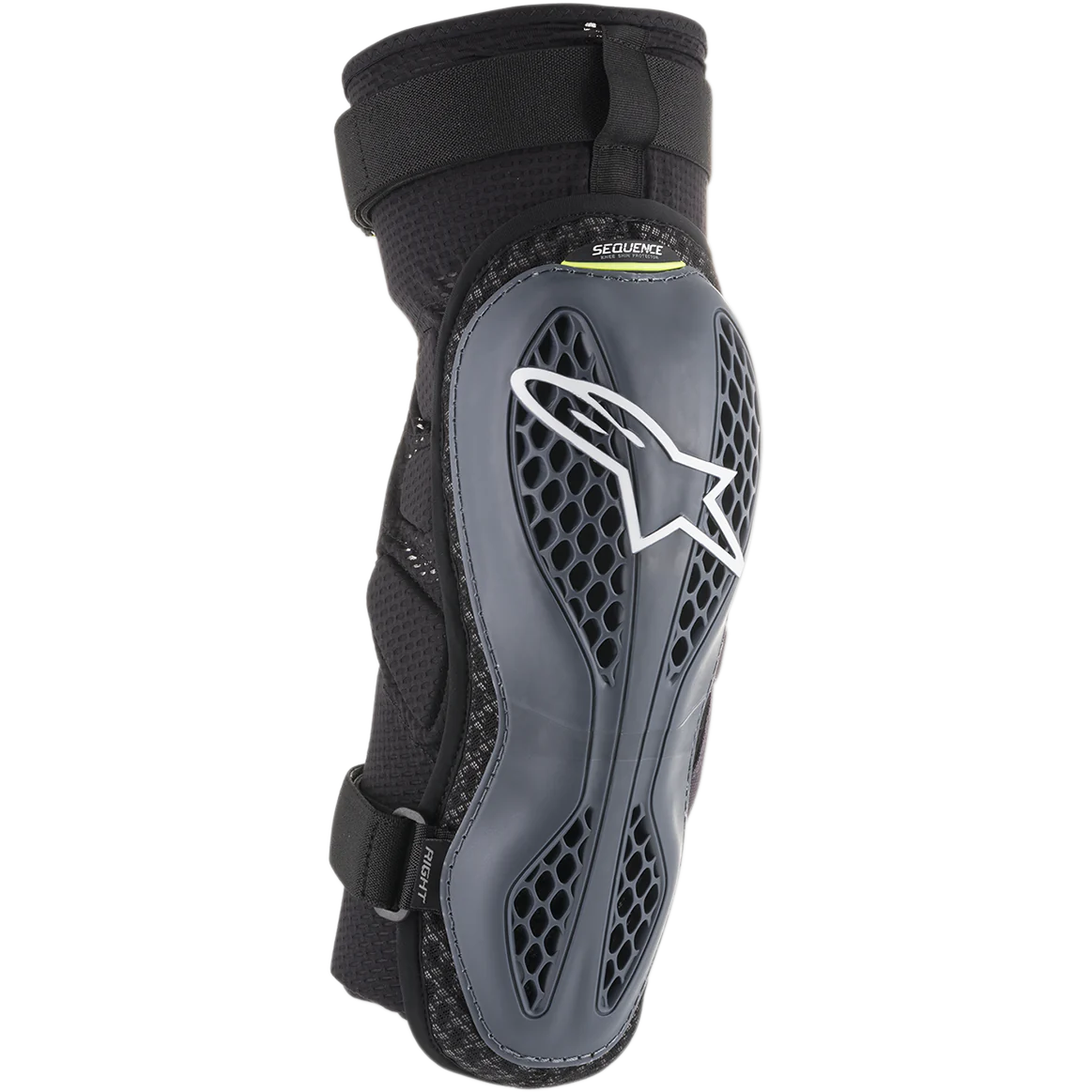 Alpinestars Sequence Knee Guards Anthracite Yellow