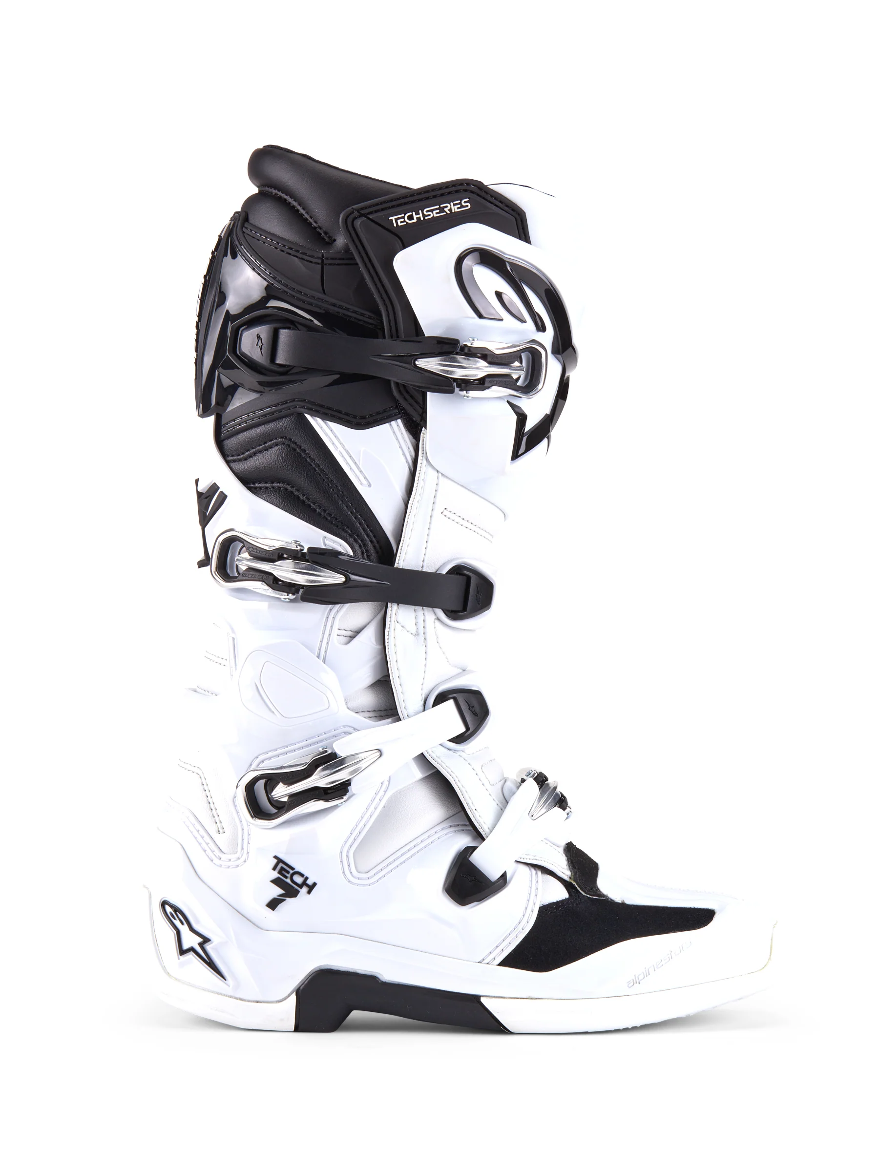 Alpinestars Tech 7 Motocross Boots White Black - Image 2