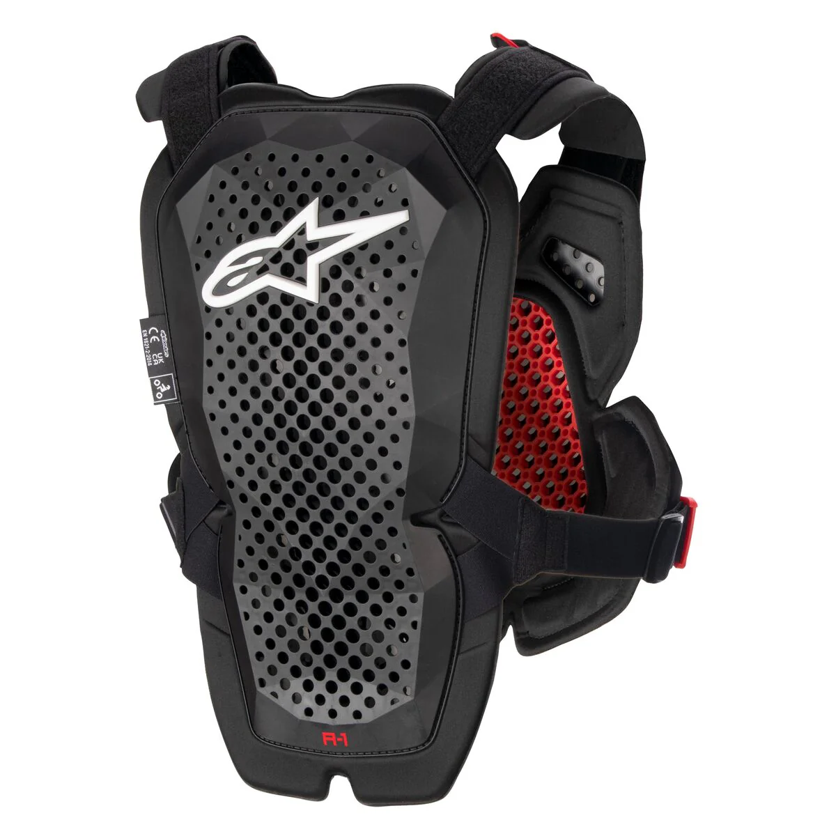 Alpinestars A1 Pro Black Red Chest Protector - Image 2