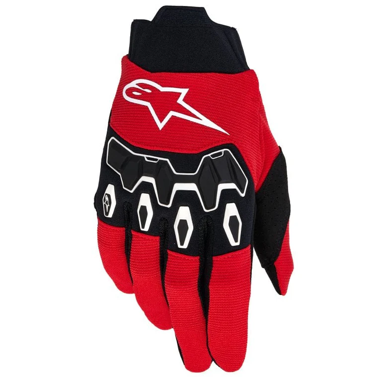 Alpinestars Full Bore V2 Gloves Bright Red Black