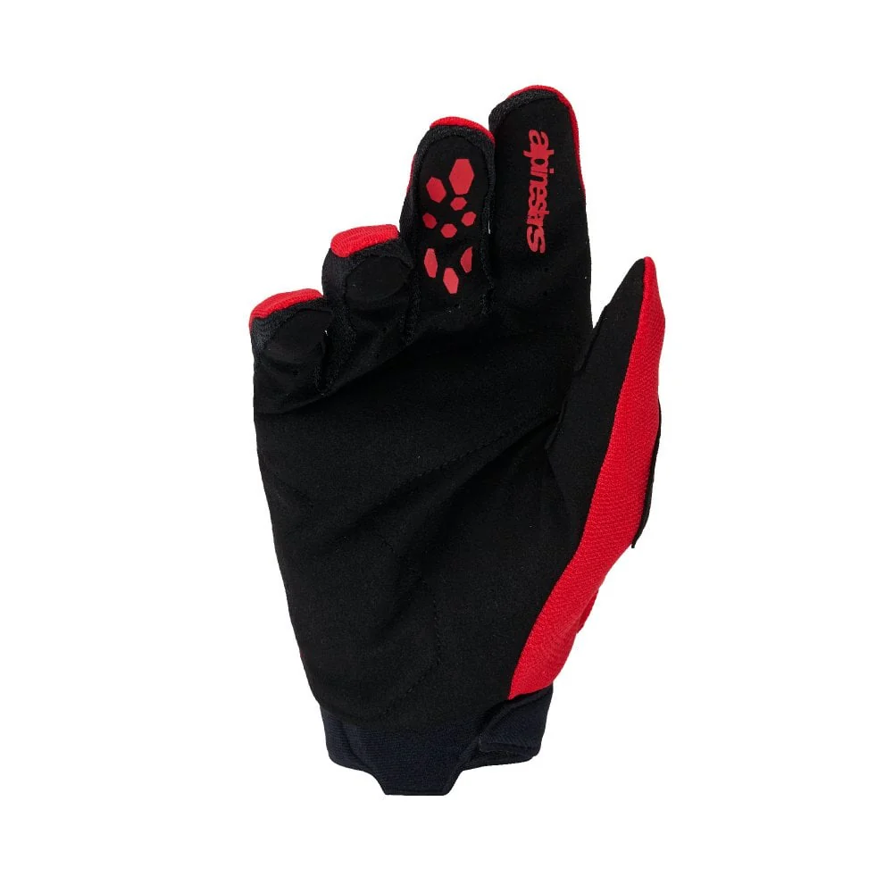 Alpinestars Full Bore V2 Gloves Bright Red Black - Image 2