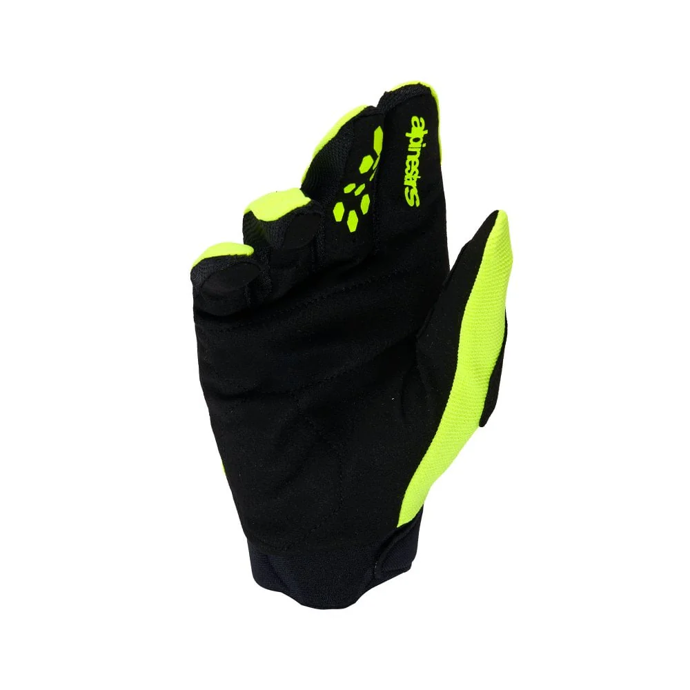 Alpinestars Full Bore V2 Gloves Yellow Flou Black - Image 2