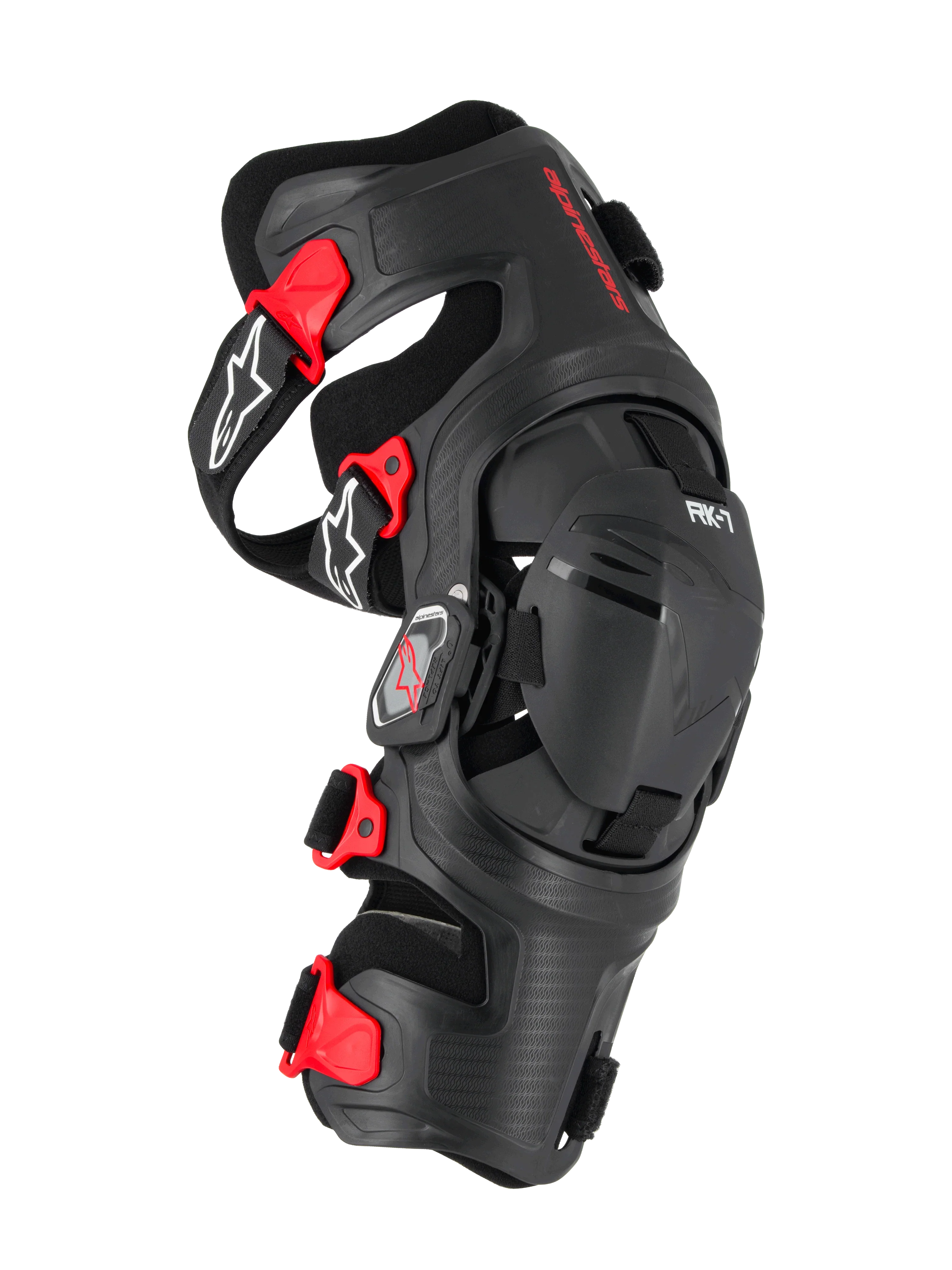 Alpinestars RK7 Plasma Knee Braces Black Red - Image 3