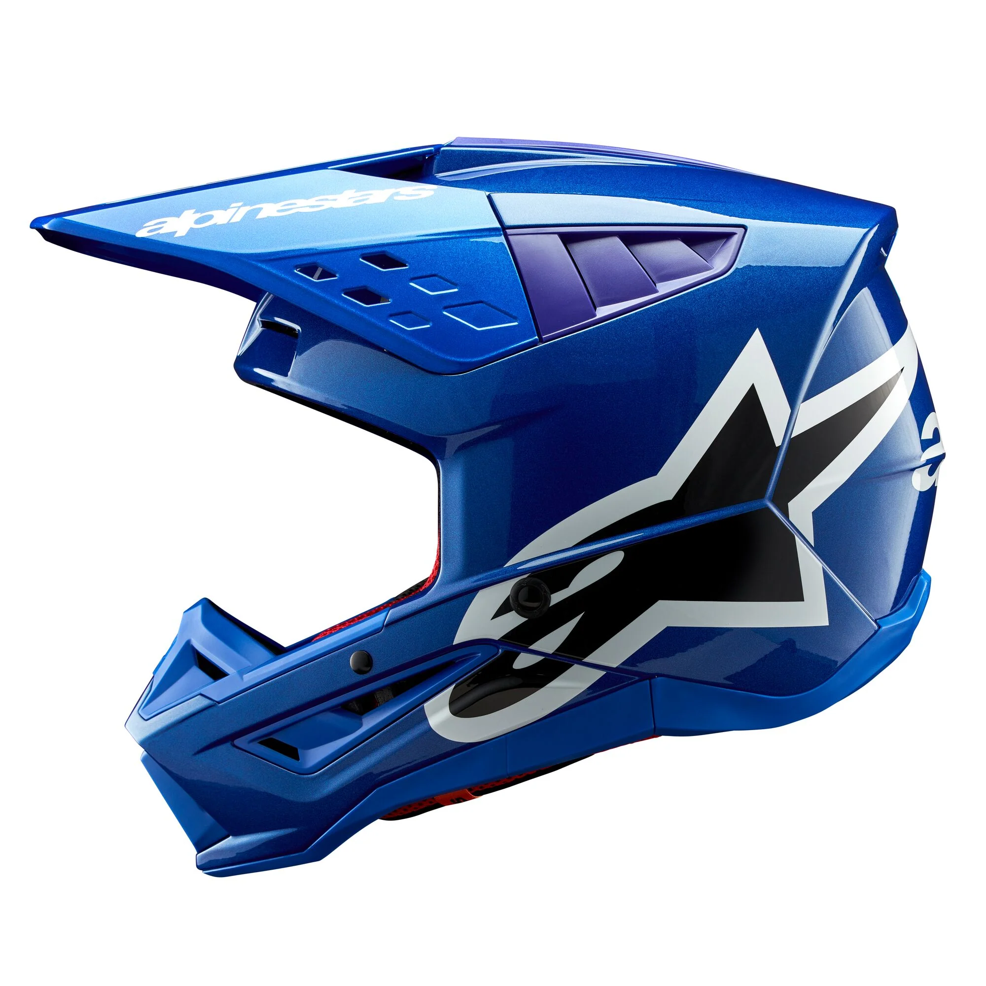 Alpinestars Helmet SM5 Corp Blue Glossy - Image 2