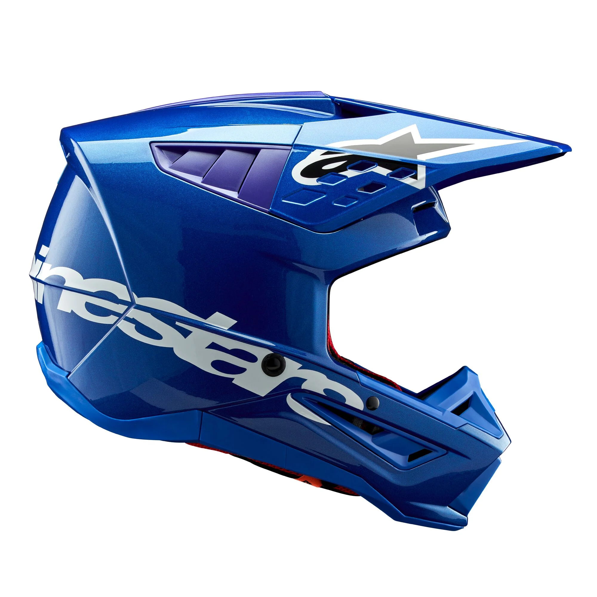 Alpinestars Helmet SM5 Corp Blue Glossy - Image 5