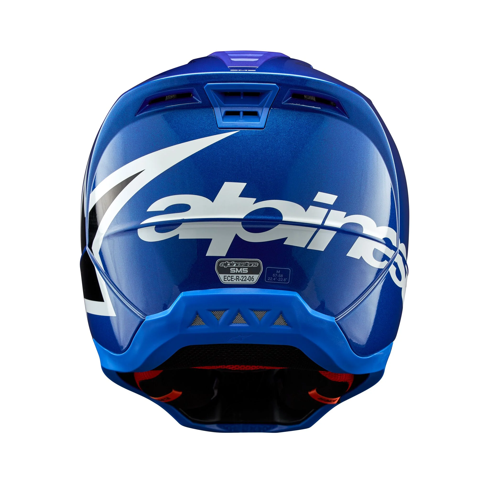Alpinestars Helmet SM5 Corp Blue Glossy - Image 6