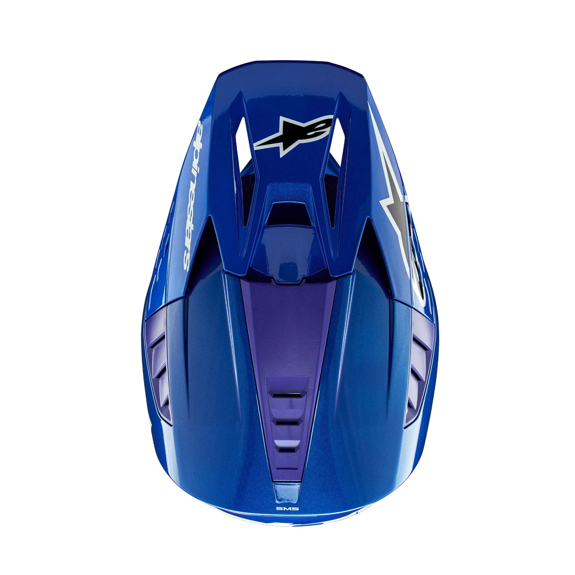 Alpinestars Helmet SM5 Corp Blue Glossy - Image 7
